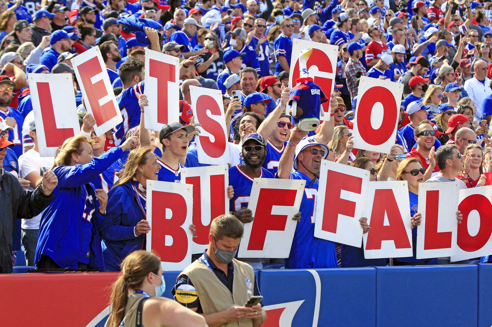 Cheer section